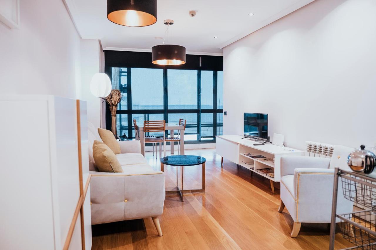 Primera Línea Playa+Parking Gratis Gijón Exterior foto