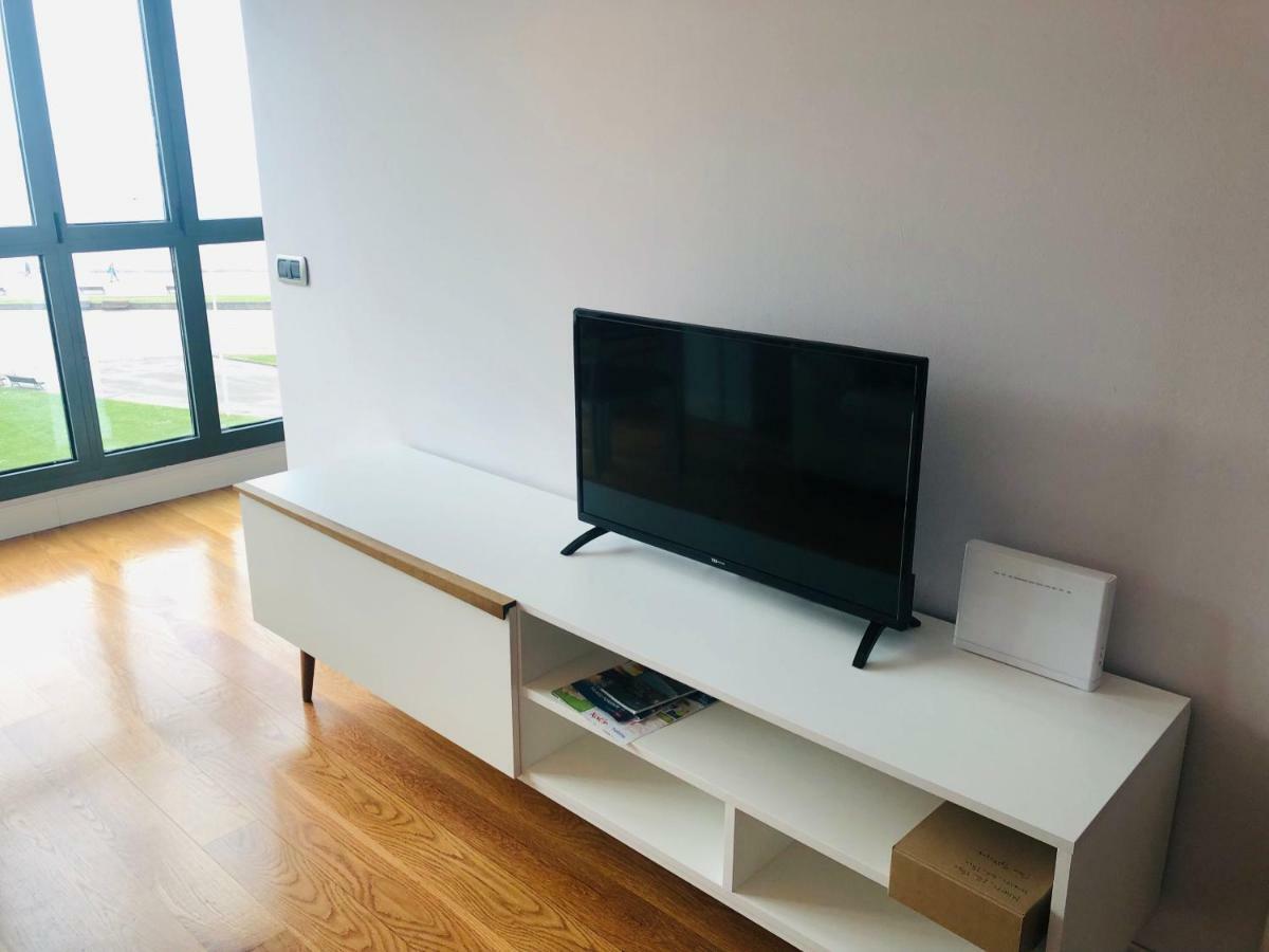 Primera Línea Playa+Parking Gratis Gijón Exterior foto