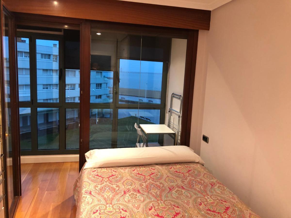 Primera Línea Playa+Parking Gratis Gijón Exterior foto